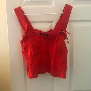 Zara top Red